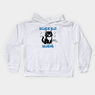 Black Cat Magic Adopt Don't Shop Kids Hoodie